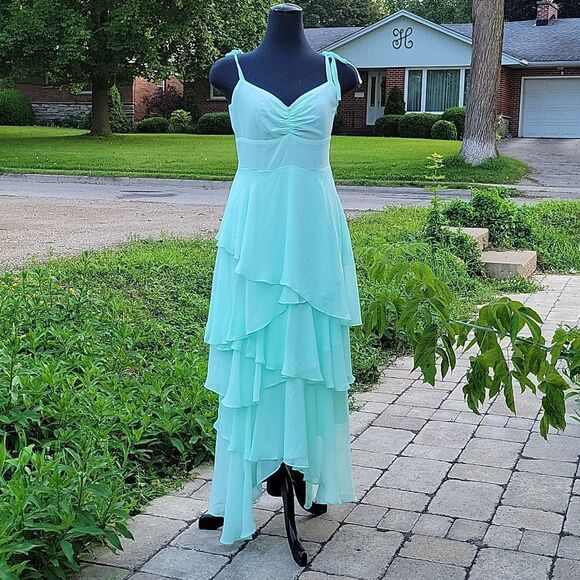 FLYNN SKYE asymmetrical high/low hem. Maxi dress - Picture 3 of 16